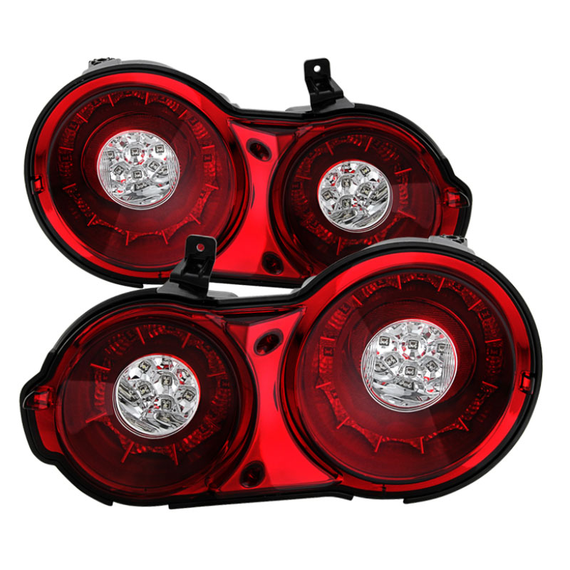 SPYDER 5082008 | Spyder Nissan GT-R LED Tail Lights - Red Clear - (ALT-YD-NGT-R09-LED-RC); 2009-2015