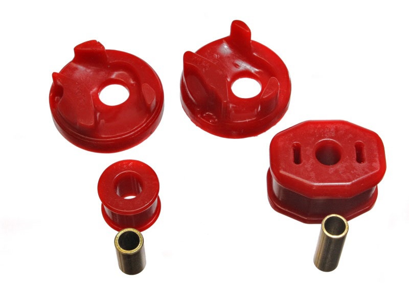 Energy Suspension 7.1105r | 91-94 Nissan Sentra/NX1600/2000 Red Motor Mount Inserts (2 Torque Mount Positions; 1991-1994