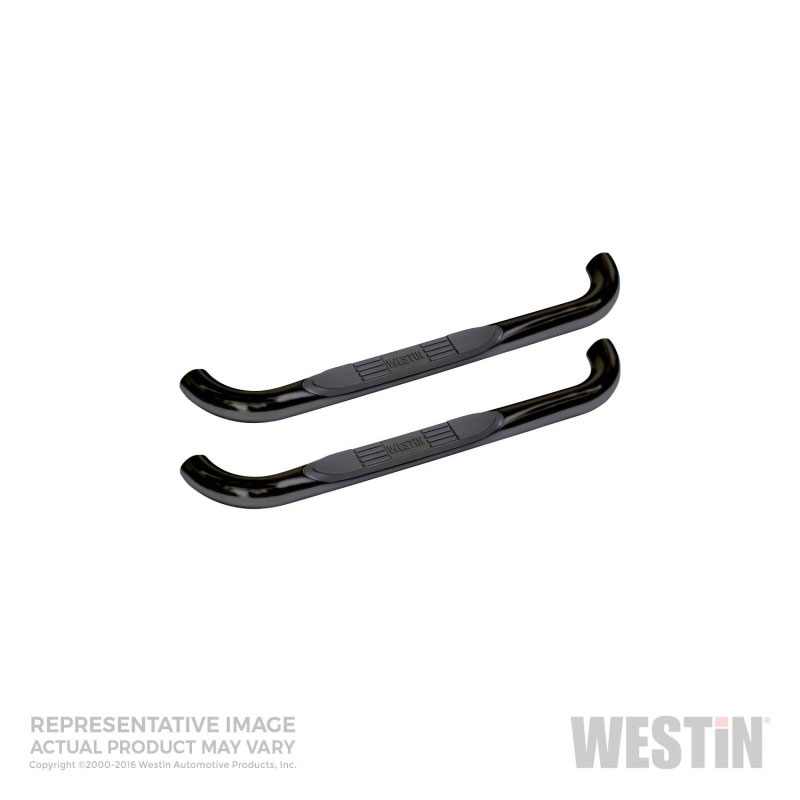 Westin 23-0535 | 1980-1997 Ford F-Series Reg Cab (97 HD models only) E-Series 3 Nerf Step Bars - Black; 1980-1997