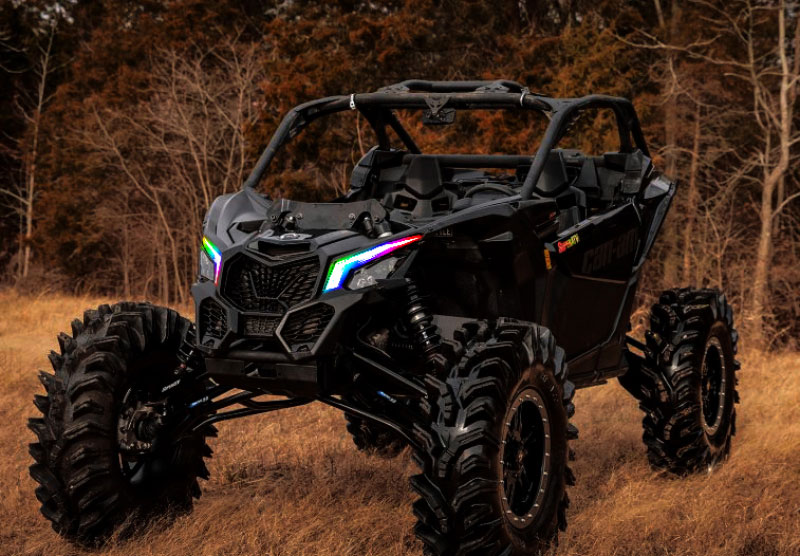 Oracle Lighting 2608-332 | Oracle 17-21 Can-Am Maverick X3 Dynamic DRL Upgrade Kit - ColorSHIFT - Dynamic; 2017-2021