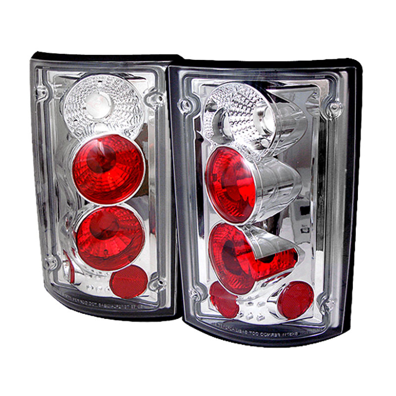 SPYDER 5002921 | Spyder Ford Excursion Altezza Tail Lights - Chrome - (ALT-YD-FEC00-C); 2000-2006