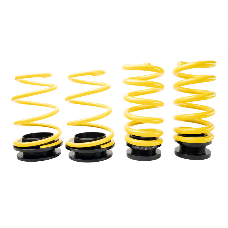 ST Suspensions 27330080 | ST Adjustable Lowering Springs 2018+ Ford Mustang (S-550) w/ Electronic Suspension; 2018-2024