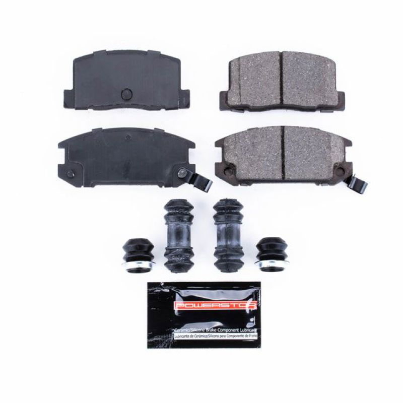 PowerStop z23-657 | Power Stop 91-95 Toyota MR2 Rear Z23 Evolution Sport Brake Pads w/Hardware; 1991-1995