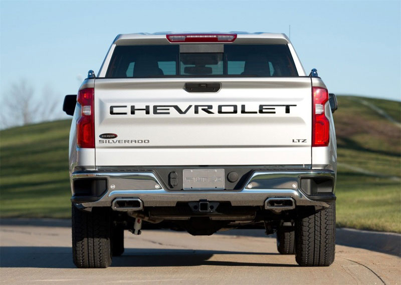 Putco 55550bpgm | 19-20 Chevy Silverado 1500 - Black Platinum Tailgate Letters CHEVROLET Chevrolet Letters; 2019-2022