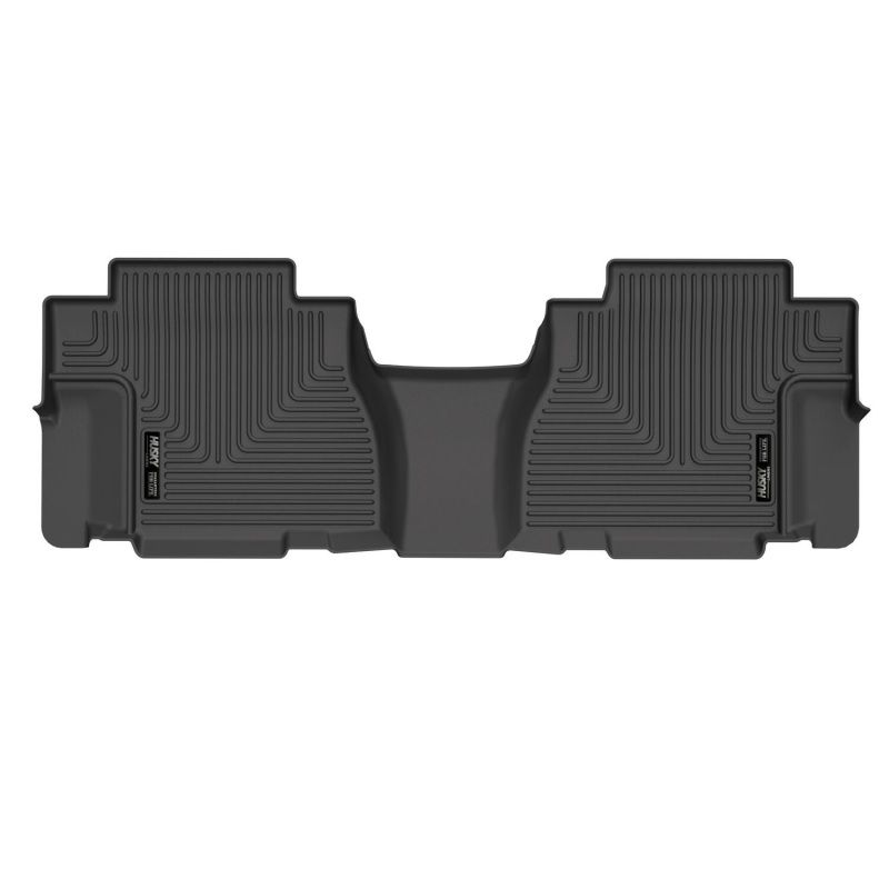 Husky Liners 51711 | 08-22 Toyota Sequoia X-Act Contour Black 2nd Seat Floor Liners (w/o Second Row); 2008-2022