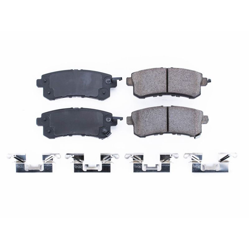 PowerStop 171510 | Power Stop 11-13 Infiniti QX56 Rear Z17 Evolution Ceramic Brake Pads w/Hardware; 2011-2013