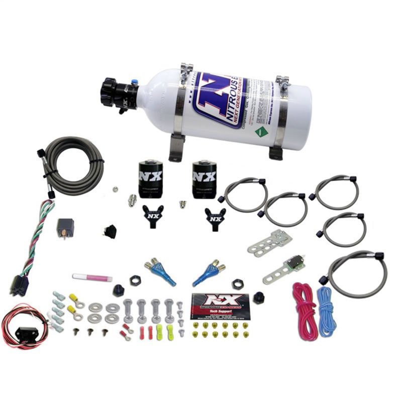 Nitrous Express 20716-05 | 03-18 Nissan 350Z/370Z Dual Nozzle (35-150HP) w/5lb Bottle Bottle; 2003-2018