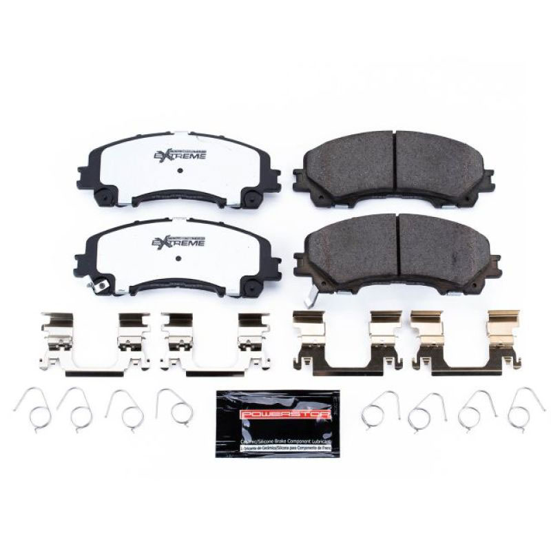 PowerStop z26-1736 | Power Stop 14-19 Infiniti Q50 Front Z26 Extreme Street Brake Pads w/Hardware; 2014-2019