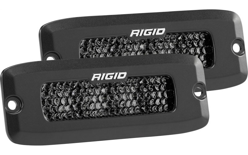 Rigid Industries 925513BLK | SR-Q Series PRO Midnight Edition - Spot - Diffused - Pair