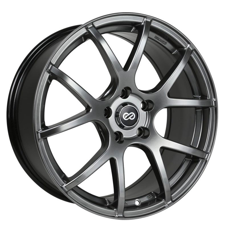 Enkei 480-880-5140hb | M52 18x8 40mm Offset 5x110 Bolt Pattern 72.6mm Bore Dia Hyper Black Wheel