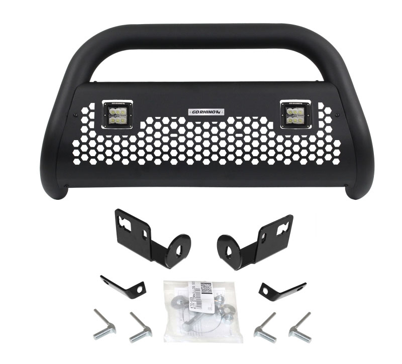 Go Rhino 55542lt | RC2 LR Complete Kit - 2 3in. L.E.D. Cube Lights - 16-20 Toyota Tacoma - Tex Blk; 2016-2016