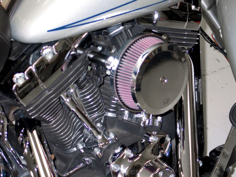 K&N Engineering rk3933 | K&N Harley Davidson Dyna Wide Glide 103 CI Street Metal Intake System-Hammer