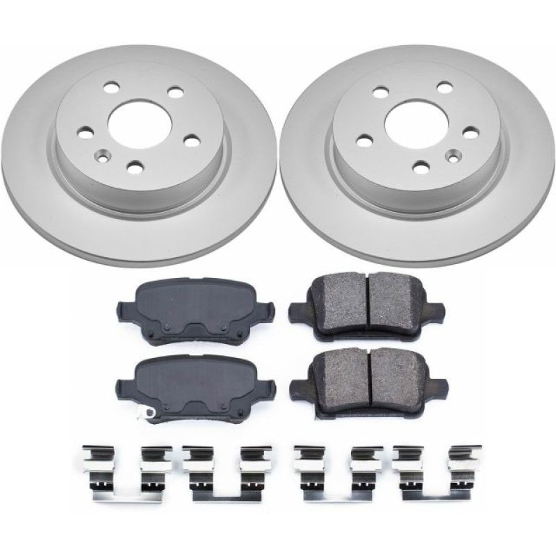 PowerStop crk7896 | Power Stop 2016 Chevrolet Cruze Rear Z17 Evolution Geomet Coated Brake Kit; 2016-2016