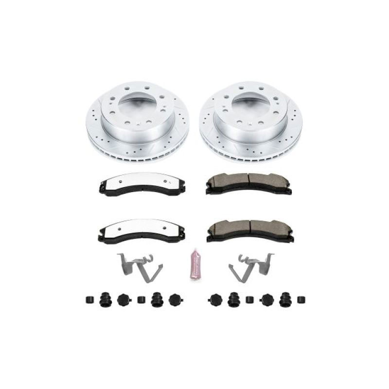 PowerStop k6258-36 | Power Stop 12-19 Chevrolet Silverado 2500 HD Front Z36 Truck & Tow Brake Kit; 2012-2019