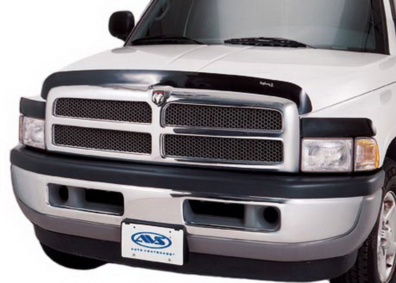 AVS 94-01 Dodge RAM 1500 Bugflector Deluxe 3pc Medium Profile Hood Shield -  Smoke - 45551