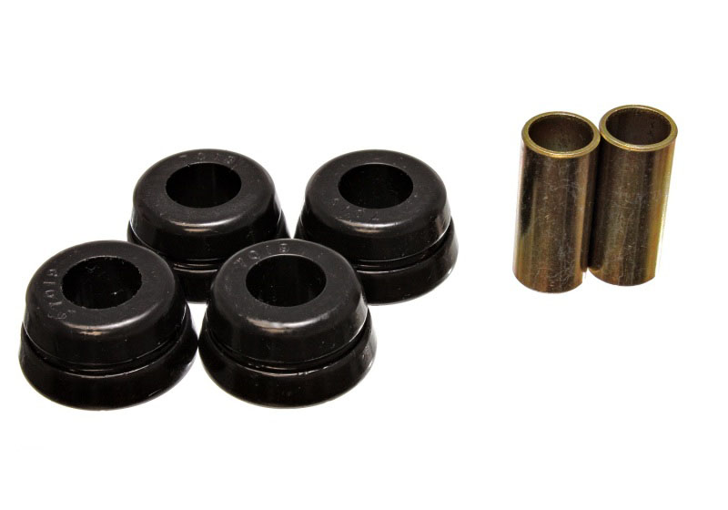 Energy Suspension 8.7103g | 79-94 Toyota Pick Up 2WD (NOT T-100/Tundra) Black Front Strut Rod Bushing Set; 1979-1994