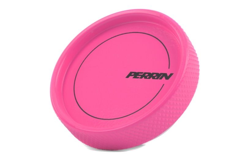 Perrin Performance pspeng711hp | Perrin 02-21 Subaru WRX / 2022 BRZ & GR86 / 04-21 STI / 00-18 Forester XT Oil Fill Cap - Hyper Pink; 2002-2021