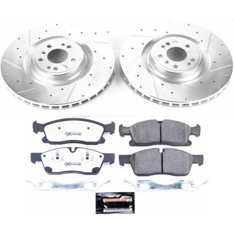 PowerStop k6899-36 | Power Stop 13-16 Mercedes-Benz GL350 Front Z36 Truck & Tow Brake Kit; 2013-2016