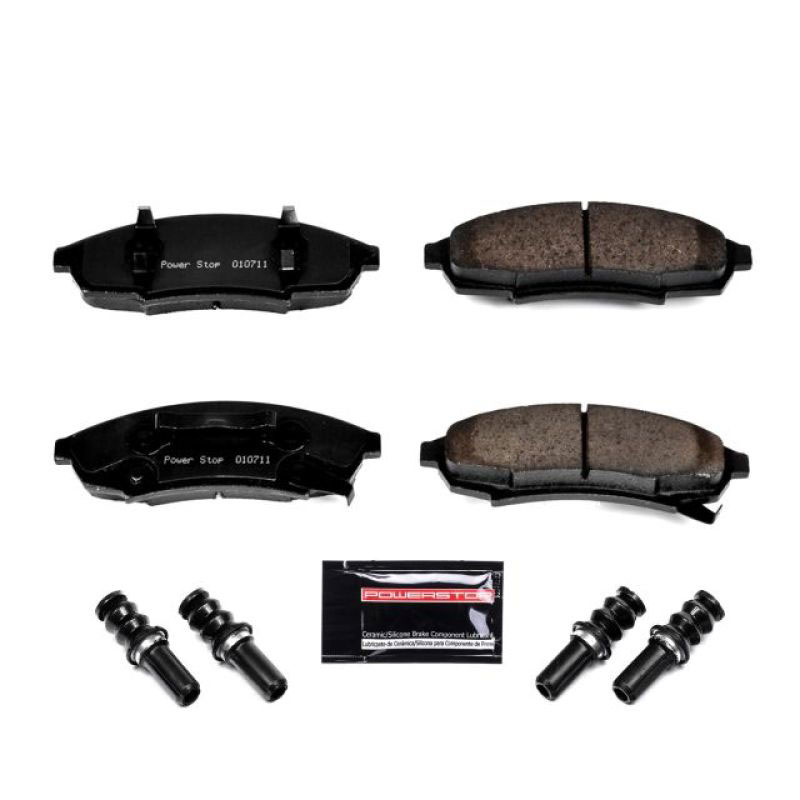 PowerStop z23-376 | Power Stop 88-96 Buick Regal Front Z23 Evolution Sport Brake Pads w/Hardware; 1988-1996