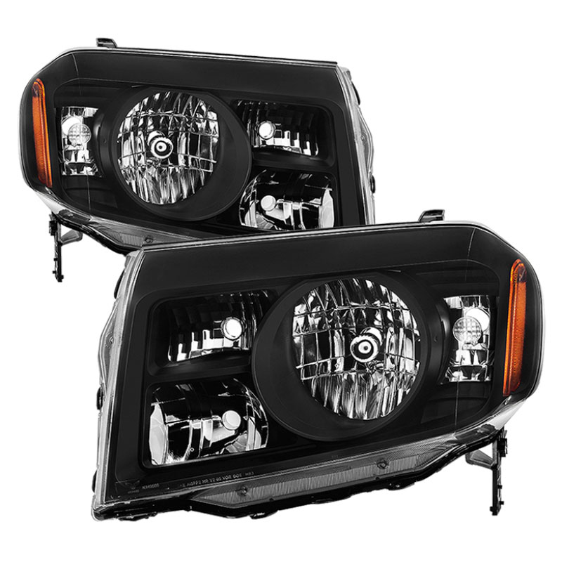 SPYDER 9035371 | xTune Honda Pilot 2009-2011 OEM Style Headlights - Black HD-JH-HPIL09-AM-BK; 2009-2011