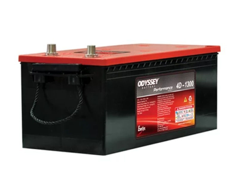 Odyssey Battery odpagm4d | Heavy Duty/Commercial/Marine/RV Performance AGM Battery (4D-1300)