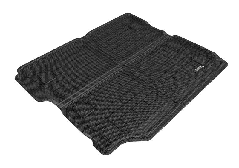 3D Maxpider m1jp0231309 | 3D MAXpider 18-21 Jeep Wrangler Unlimited JL w/ Sub/Flat Load Floor Kagu Cargo Liner - Black; 2018-2024