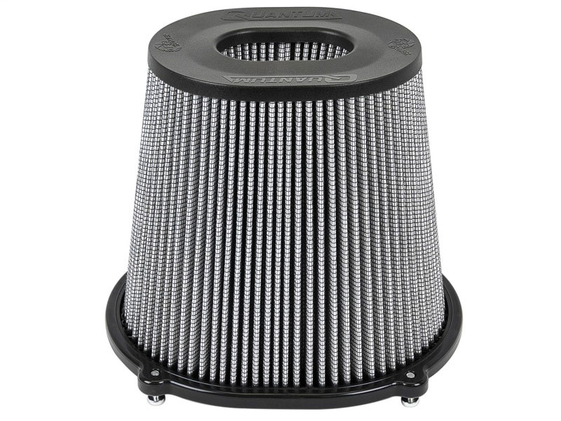 aFe 21-91132 | Quantum Pro DRY S Air Filter Inverted Top - 5in Flange x 8in Height - Dry PDS