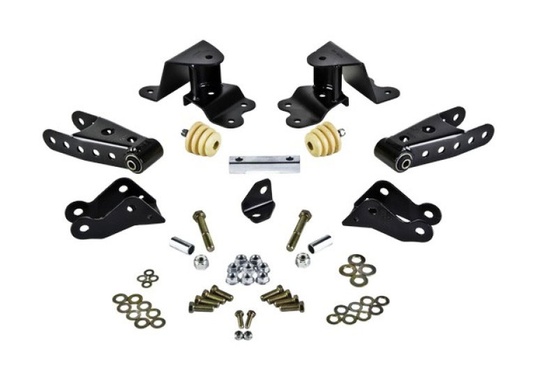 Belltech 6505 | SHACKLE AND HANGER KIT 1990-94 SS454/C-2500 SIX LUG; 1990-1994