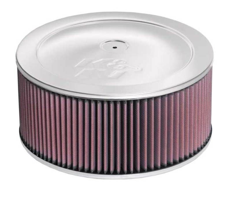 K&N Engineering 601190 | K&N Custom Round Filter 5-1/8in FLG / 11in Dia / 6-1/4in H