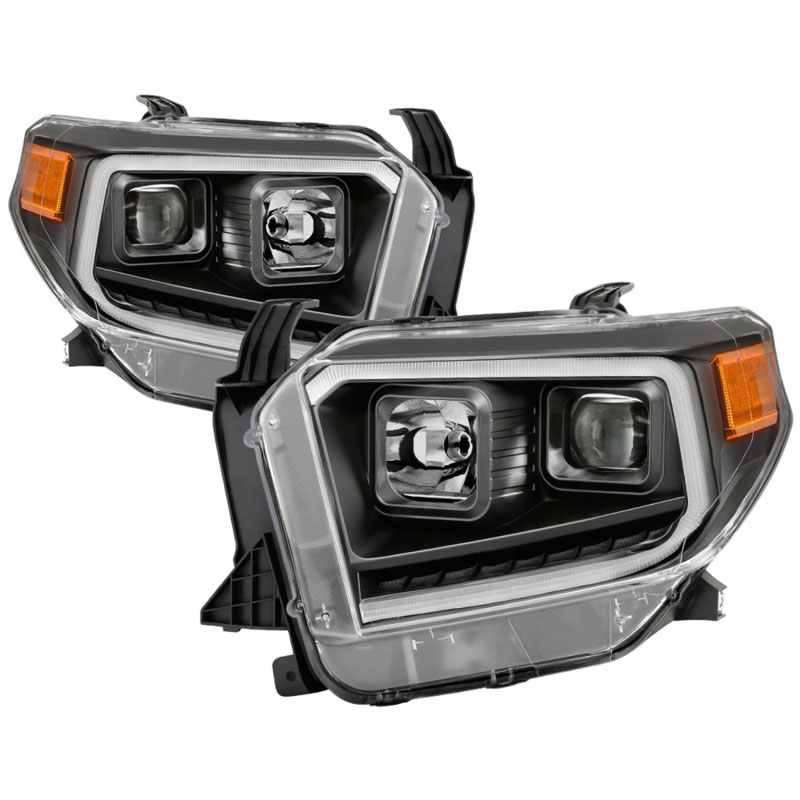 SPYDER xTune 14-17 Toyota Tundra DRL LED Light Bar Projector Headlights ...