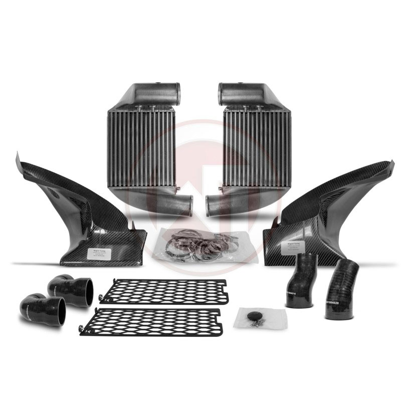 Wagner Tuning 200001011.kkit | Audi RS6 C5 Competition Gen2 Intercooler Kit w/Carbon Air Shroud; 1997-2004