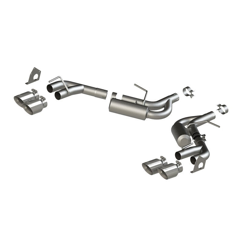 MBRP s7039al | 16-19 Chevrolet Camaro V6 2.5in AL NPP Dual Axle Back Exhaust w/ 4in Quad Dual Wall Tips; 2015-2016