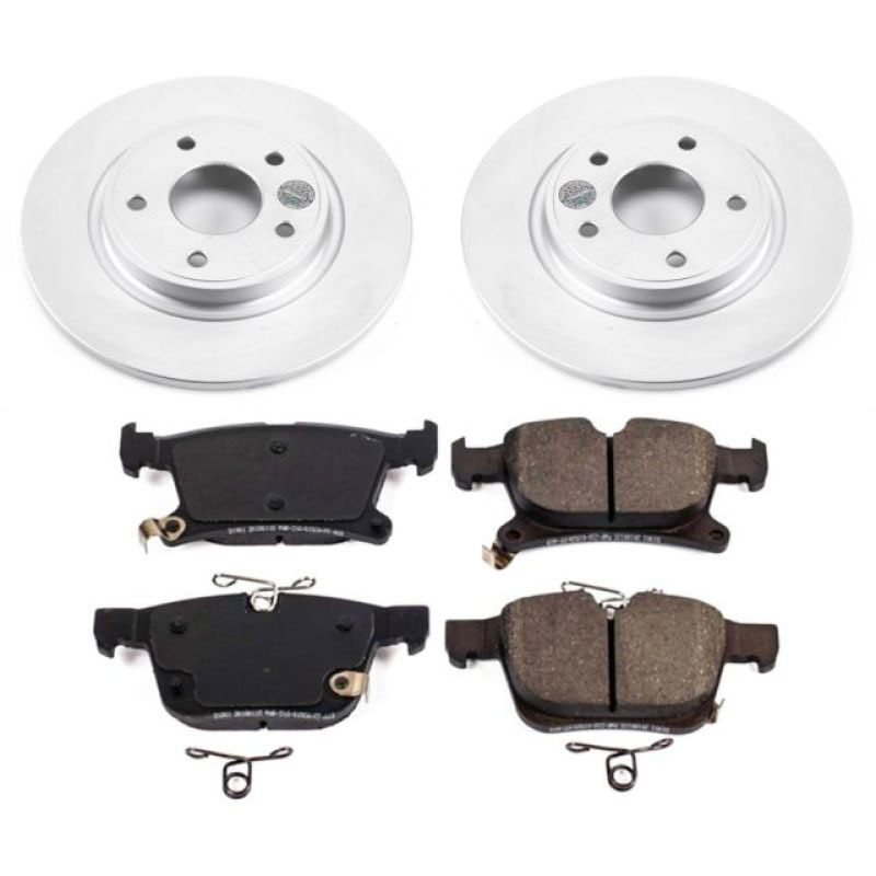 PowerStop crk7845 | Power Stop 17-19 Chrysler Pacifica Rear Z17 Evolution Geomet Coated Brake Kit; 2017-2019