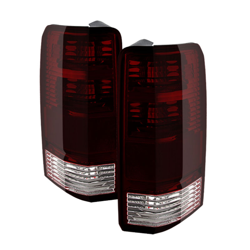 SPYDER 9031199 | Xtune Dodge Nitro 07-11 OEM Style Tail Lights Red Smoked ALT-JH-DNIT07-OE-RSM; 2007-2011