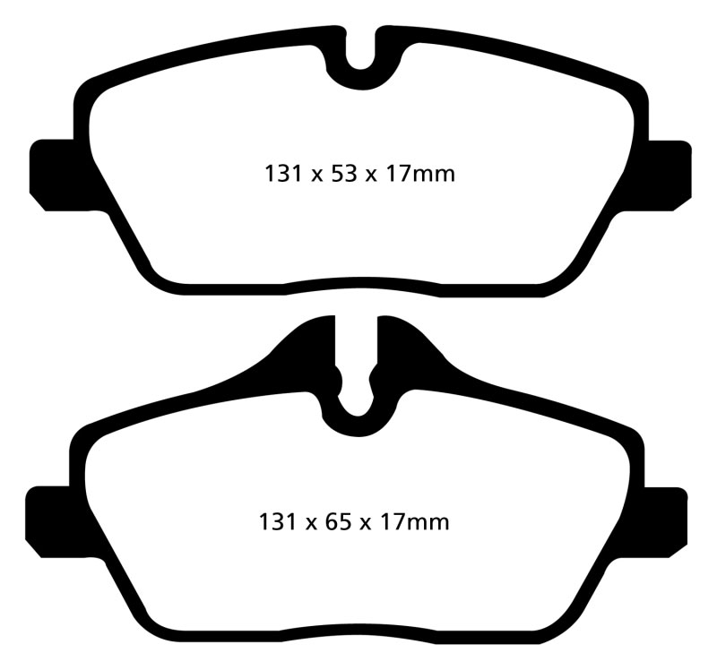 EBC ud1308 | 14+ BMW i3 Electric Ultimax2 Front Brake Pads; 2014-2023