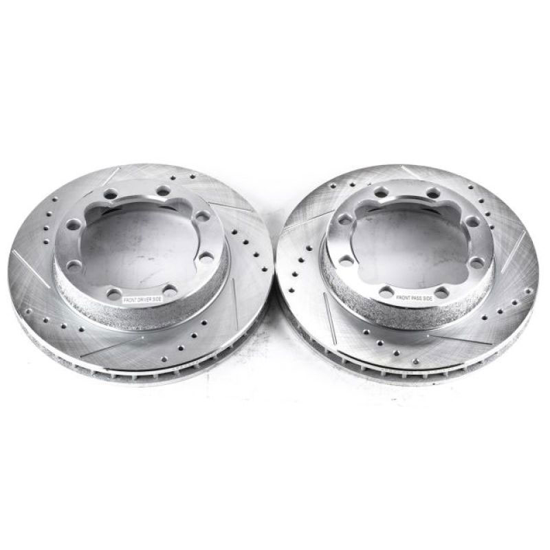 PowerStop ar8242xpr | Power Stop 94-99 Chevrolet K1500 Suburban Front Evolution Drilled & Slotted Rotors - Pair; 1994-1999