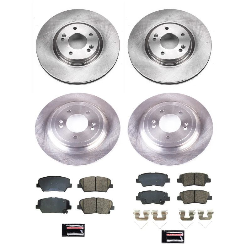 PowerStop koe8612 | Power Stop 19-21 Hyundai Nexo Front & Rear Autospecialty Brake Kit