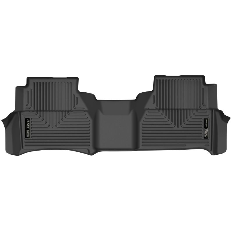 Husky Liners 14521 | 2022 Nissan Frontier CC WeatherBeater 2nd Seat Black Floor Liner; 2022-2022