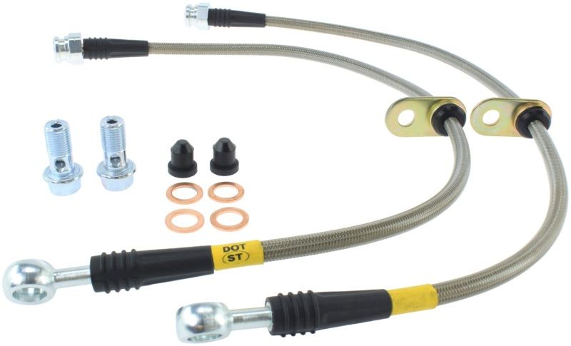 Stoptech 95040015 | StopTech 07-13 Acura MDX Front SS Brake Lines; 2007-2013