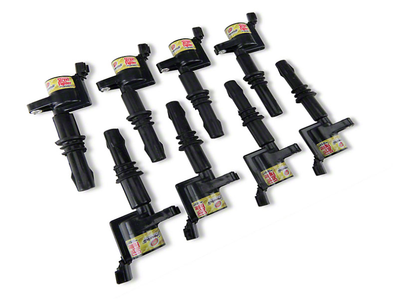 Granatelli Motor Sports 21-3014-sf | Granatelli 08.5-10 Ford 4.6L/5.4L 3V OEM Coil Packs Replacements - Black (Set of 8); 2008-2010