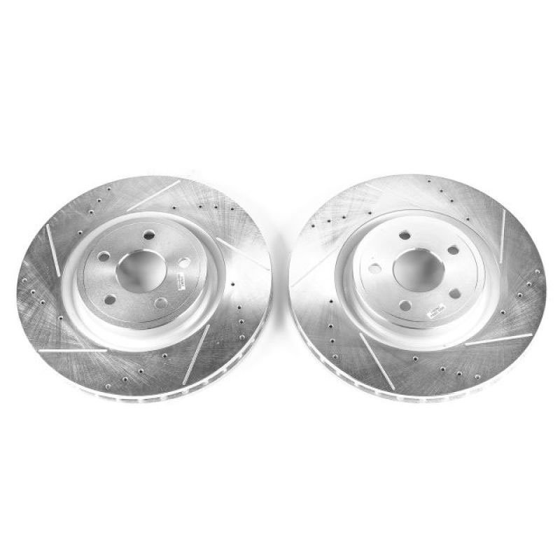 PowerStop ar83080xpr | Power Stop 18-19 Dodge Durango Front Evolution Drilled & Slotted Rotors - Pair; 2018-2022