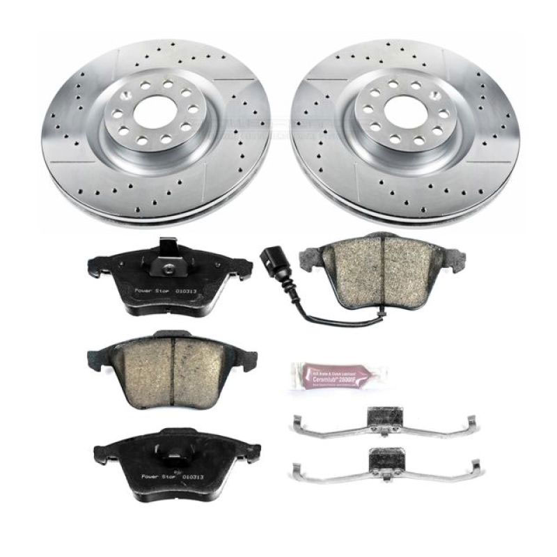 PowerStop k5425 | Power Stop 09-11 Volkswagen CC Front Z23 Evolution Sport Brake Kit; 2009-2011