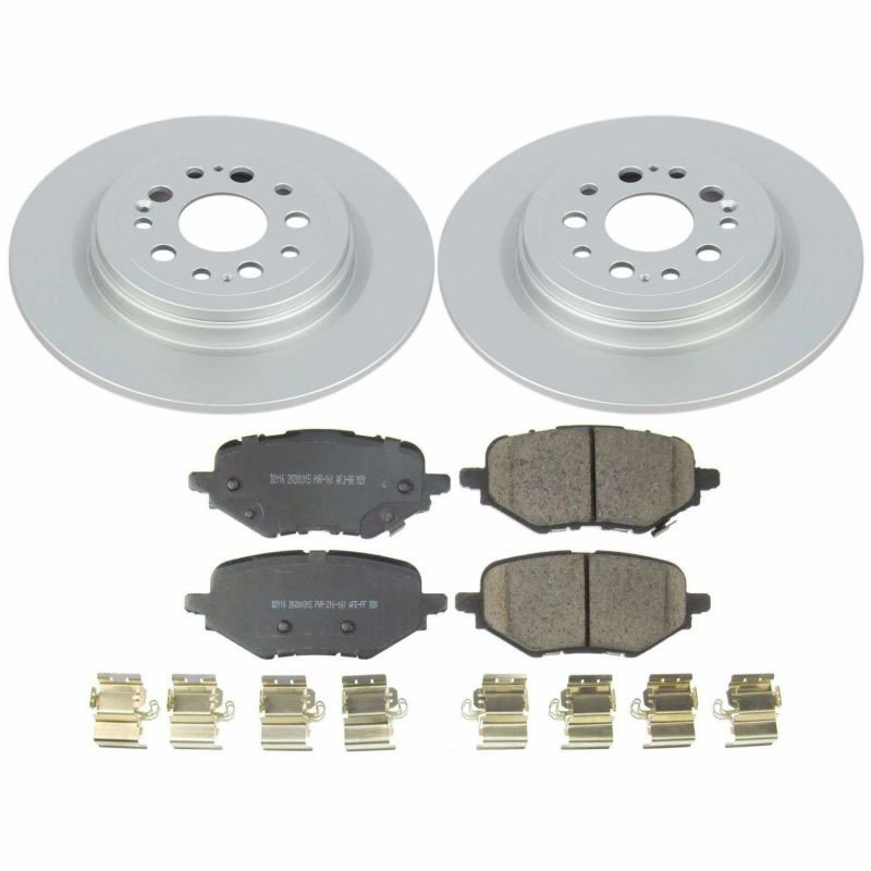 PowerStop crk8296 | Power Stop 17-19 Honda Clarity Rear Z17 Evolution Geomet Coated Brake Kit