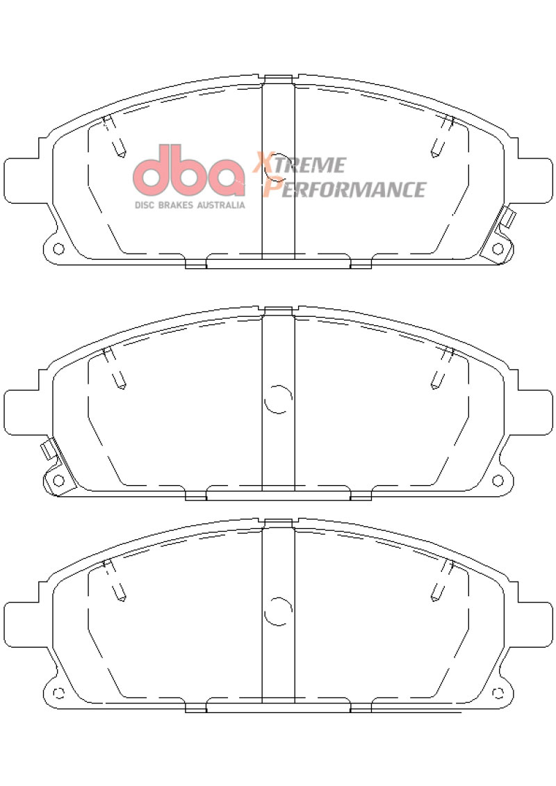 DBA db1333xp | 96-04 Nissan Pathfinder XP650 Front Brake Pads; 1996-2004