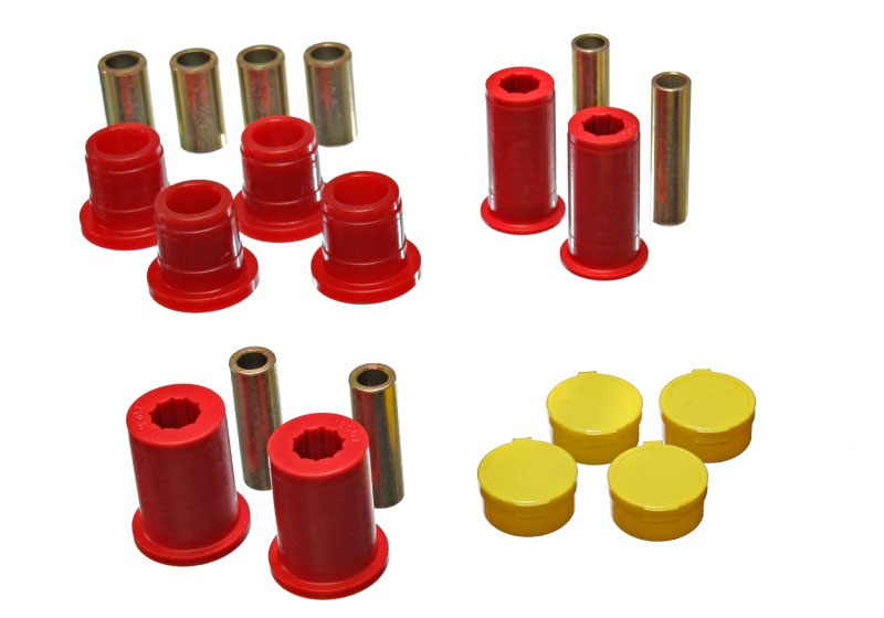 Energy Suspension 5.3122r | 97-01 Dodge Dakota 2WD Red Front Control Arm Bushing Set; 1997-2001