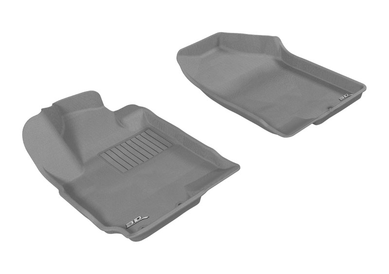 3D Maxpider l1ka00811501 | 3D MAXpider 2010-2013 Kia Soul Kagu 1st Row Floormat - Gray; 2010-2013