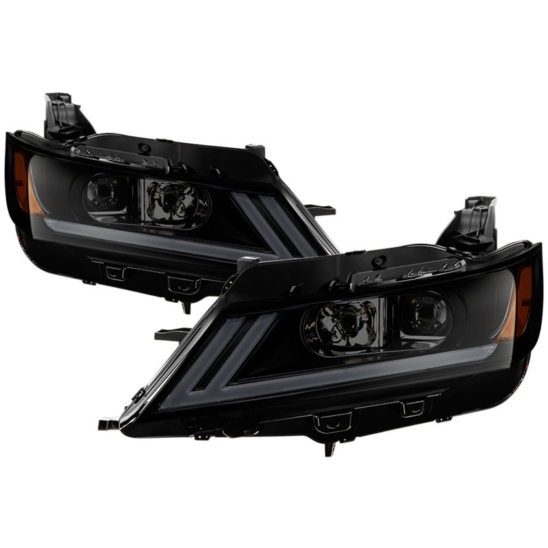 SPYDER 9042881 | xTune 14-18 Chevy Impala (Excl Limited) DRL Halogen Proj Headlights - Blk Smk (PRO-JH-CIM15-LB-BSM); 2014-2018