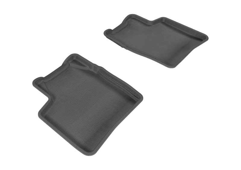 3D Maxpider l1ty14521509 | 3D MAXpider 2004-2009 Toyota Prius Kagu 2nd Row Floormats - Black; 2004-2009