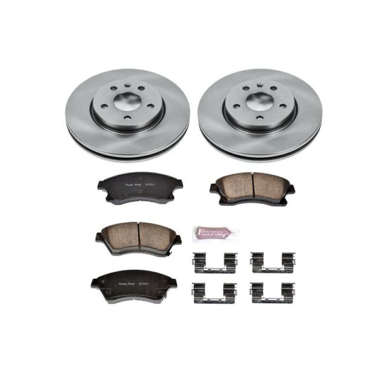 PowerStop koe5550 | Power Stop 11-15 Chevrolet Cruze Front Autospecialty Brake Kit; 2011-2015