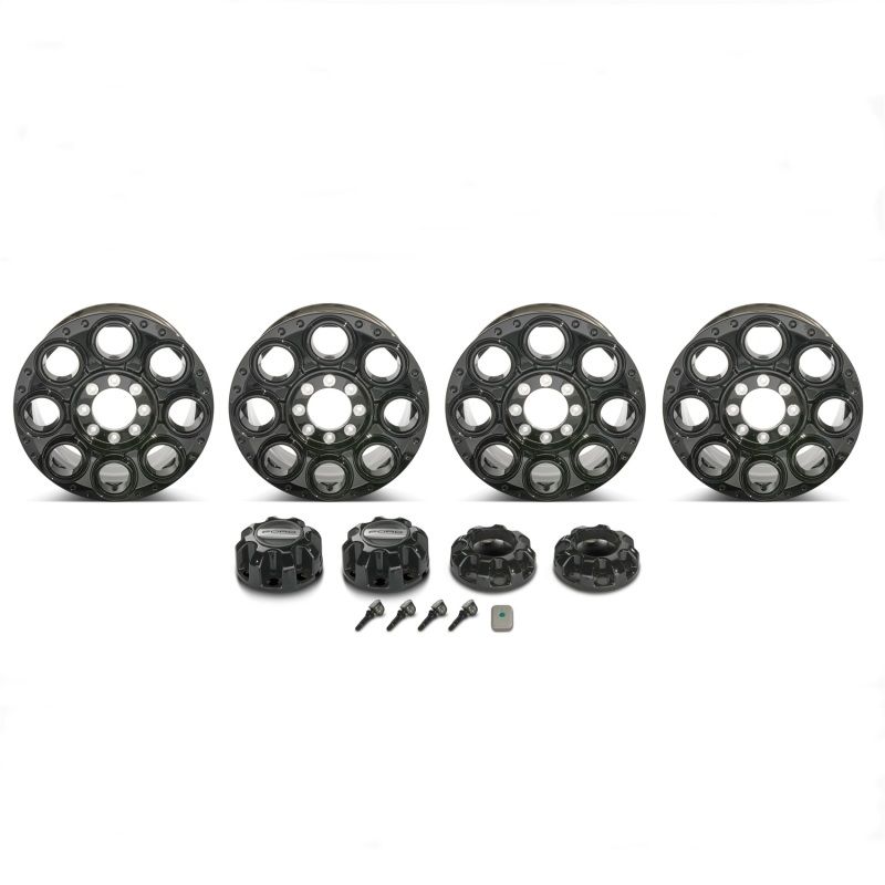 Ford Racing m1007ks2008gb1 | 05-22 Super Duty F-250/F-350 (Single Wheel Models) 20x8 Gloss Black Wheel Kit; 2005-2022